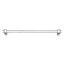 Buckle Up Single Towel Bar 24" Center to Center, Polished Chrome