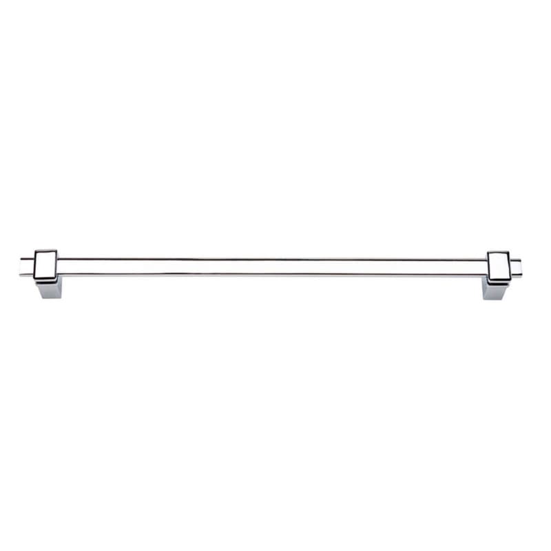 Buckle Up Single Towel Bar 24" Center to Center, Polished Chrome