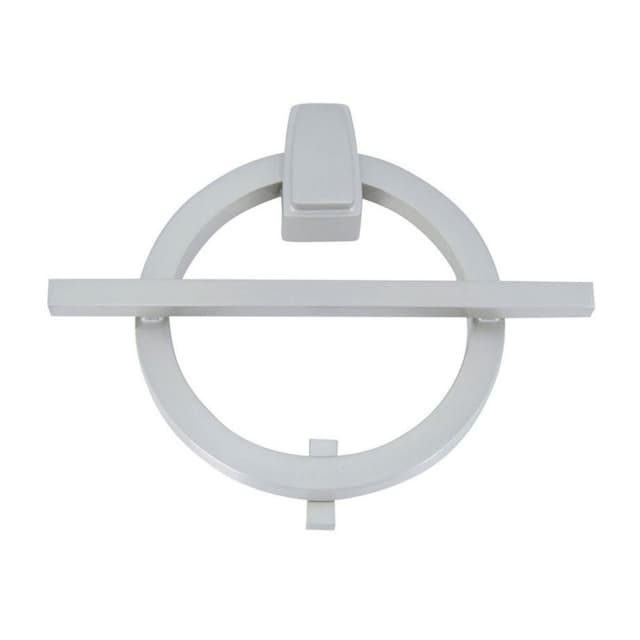 Top Knobs Modern Avalon Series Brushed Nickel 6 in (152 mm) L x 7-1/4 in (184 mm) W Brass Door Knocker, - DK643-BRN