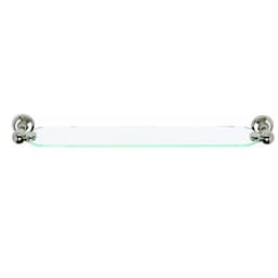 Emma Bath Glass Shelf 24 Inch - Polished