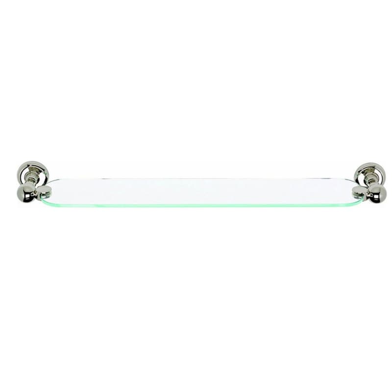 Emma Bath Glass Shelf 24 Inch - Polished