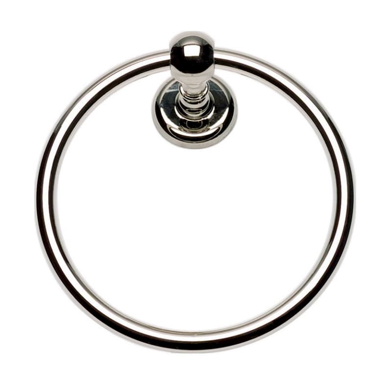 Emma Bath Towel Ring - Polished Nickel