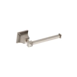 Gratitude Single Post Tissue Roll Holder 7-1/4" Wide Brushed Nickel - Top Knobs GRATP-BRN