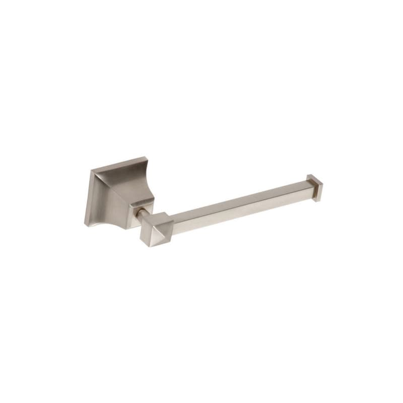 Gratitude Single Post Tissue Roll Holder 7-1/4" Wide Brushed Nickel - Top Knobs GRATP-BRN