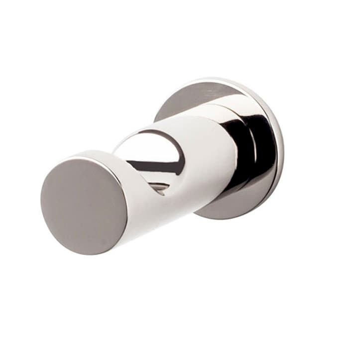Hopewell Bath Single Hook 1-1/2" Long Polished Nickel - Top Knobs HOP1PN