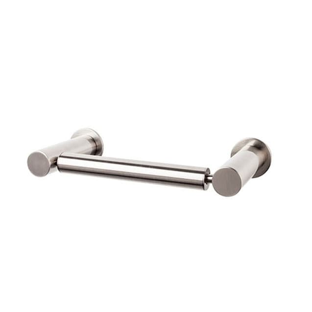 Hopewell Bath Tissue Holder 8-1/4" Long Brushed Satin Nickel - Top Knobs HOP3BSN