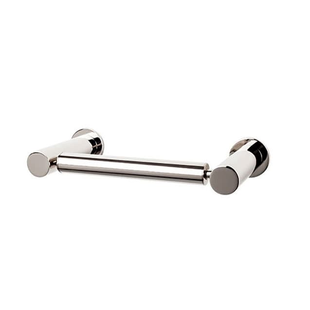 Hopewell Bath Tissue Holder 8-1/4" Long Polished Nickel - Top Knobs HOP3PN