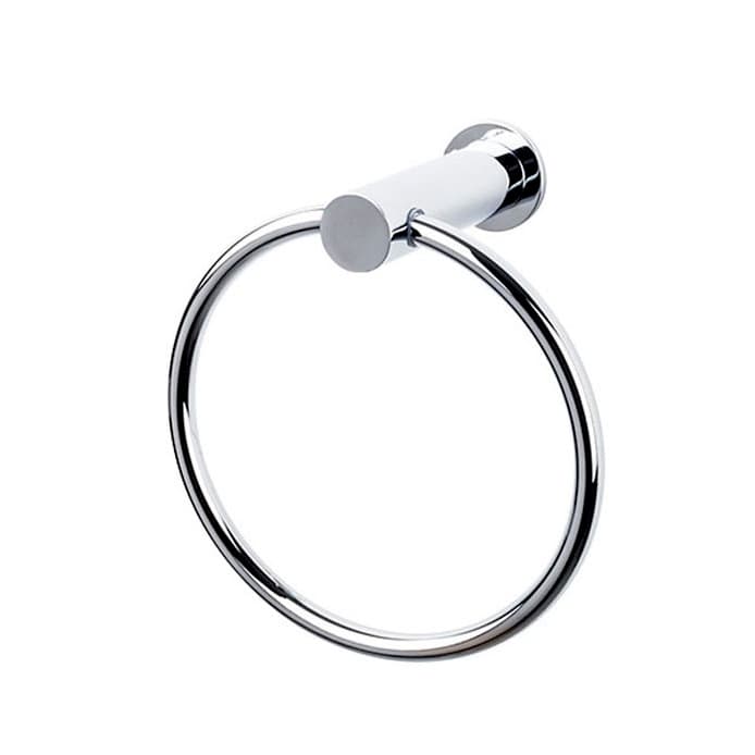 Hopewell Bath Ring 6-5/16" Long Polished Chrome - Top Knobs HOP5PC