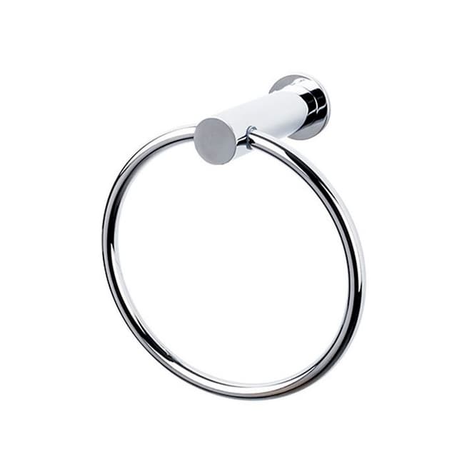 Hopewell Bath Ring 6-5/16" Long Polished Chrome - Top Knobs HOP5PC