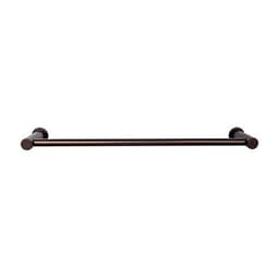 Hopewell Bath Single Towel Bar 24" Center to Center Oil Rubbed Bronze - Top Knobs HOP8ORB