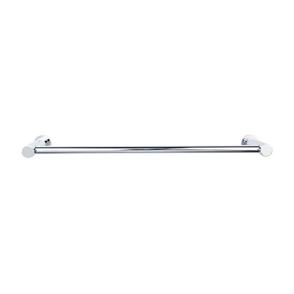 Hopewell Bath Single Towel Bar 24" Center to Center Polished Chrome - Top Knobs HOP8PC
