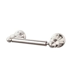 Hudson Bath Tissue Holder 8-7/8" Long Brushed Satin Nickel - Top Knobs HUD3BSN