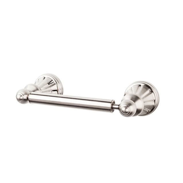 Hudson Bath Tissue Holder 8-7/8" Long Brushed Satin Nickel - Top Knobs HUD3BSN