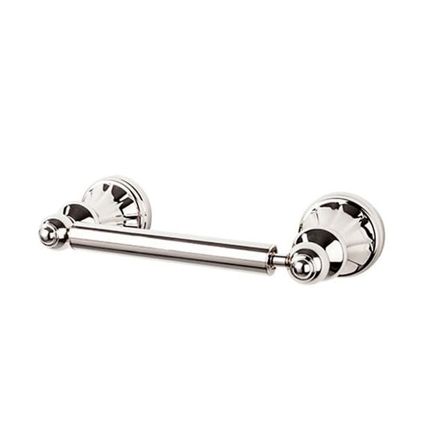 Hudson Bath Tissue Holder 8-7/8" Long Polished Nickel - Top Knobs HUD3PN