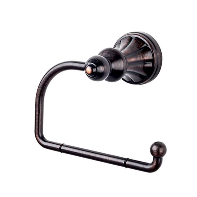 Hudson Bath Tissue Hook 4-3/4" Long Tuscan Bronze - Top Knobs HUD4TB