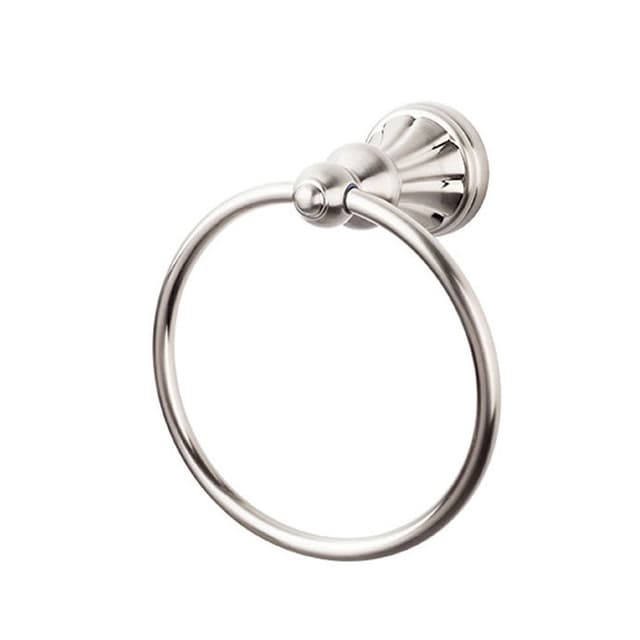 Hudson Bath Ring 7" Long Brushed Satin Nickel - Top Knobs HUD5BSN