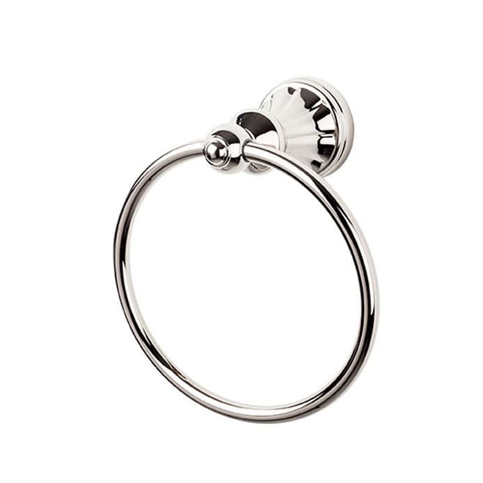 Hudson Bath Ring 7" Long Polished Nickel - Top Knobs HUD5PN