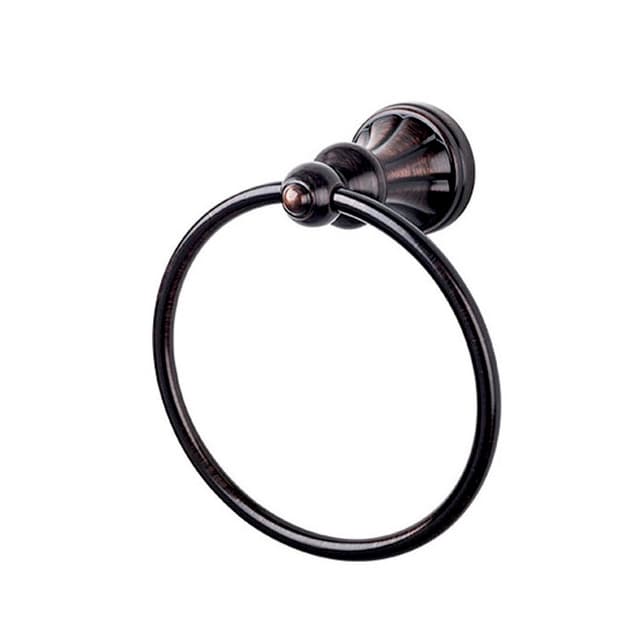 Hudson Bath Ring 7" Long Tuscan Bronze - Top Knobs HUD5TB