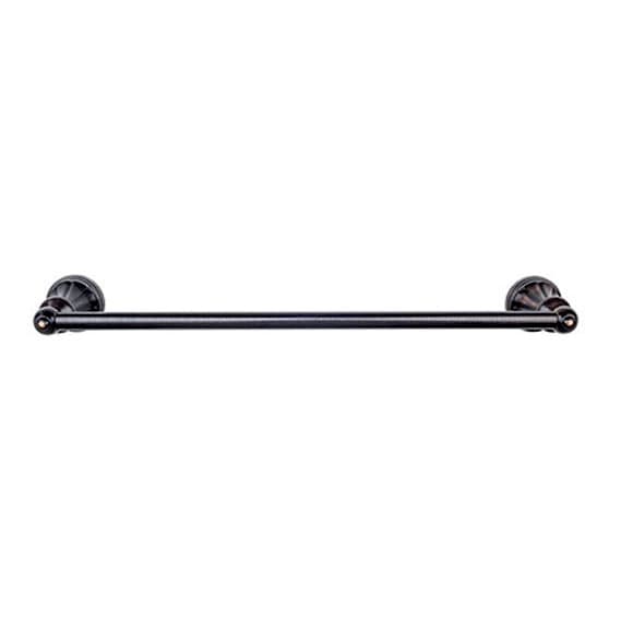 Hudson Bath Single Towel Bar 18" Center to Center Tuscan Bronze - Top Knobs HUD6TB