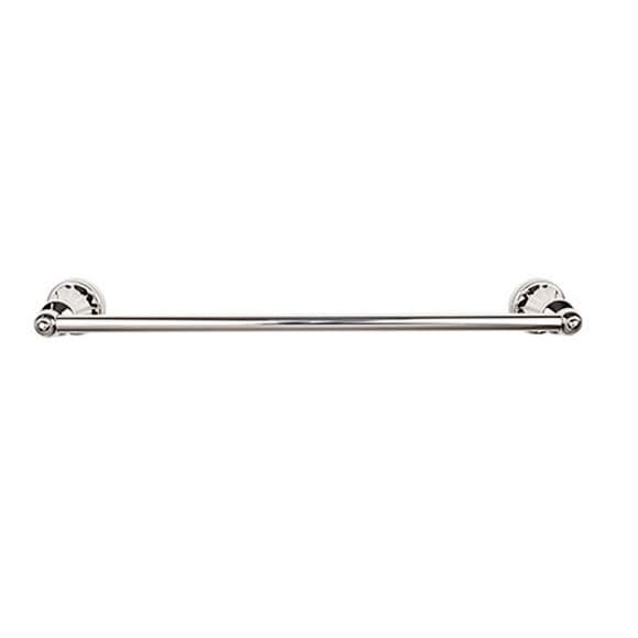 Hudson Bath Single Towel Bar 24" Center to Center Polished Nickel - Top Knobs HUD8PN