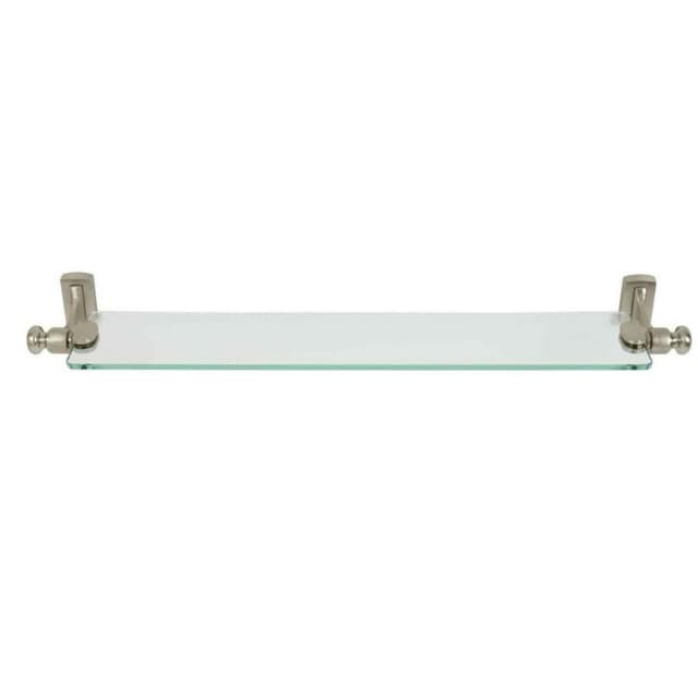 Legacy Bath Glass Shelf 24" Brushed Nickel - Top Knobs LGSF-BRN
