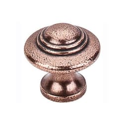 Top Knobs Britannia Series 1-1/4" (32 mm) Diameter Old English CopperKnob, - M15