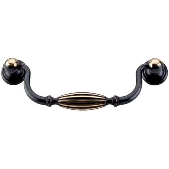 Top Knobs Tuscany-TK 5-1/16" (128 mm) Center to Center Dark Antique Brass Pull, M136