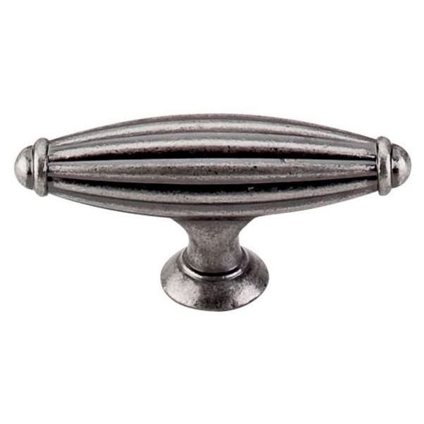 Top Knobs Tuscany-TK Series 2-5/8 in (67 mm) L x 5/8 in (16 mm) W Antique Pewter Knob, - M148