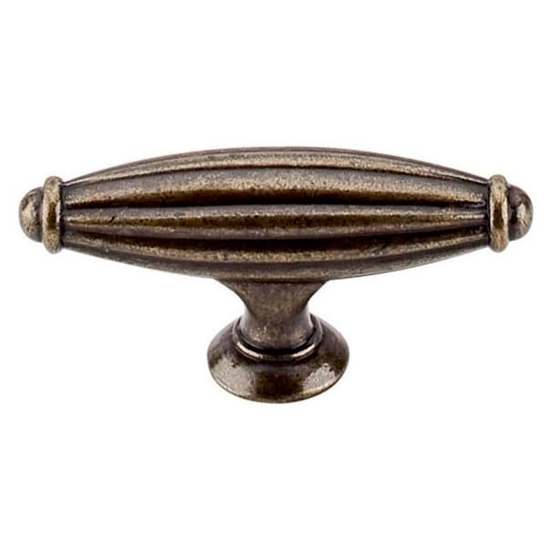 Top Knobs Tuscany-TK Series 2-5/8 in (67 mm) L x 5/8 in (16 mm) W German Bronze Knob, - M150