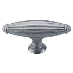 Top Knobs Tuscany-TK Series 2-5/8 in (67 mm) L x 5/8 in (16 mm) W Pewter Light Knob, - M152