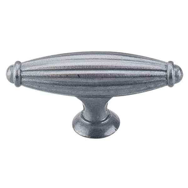 Top Knobs Tuscany-TK Series 2-5/8 in (67 mm) L x 5/8 in (16 mm) W Pewter Light Knob, - M152