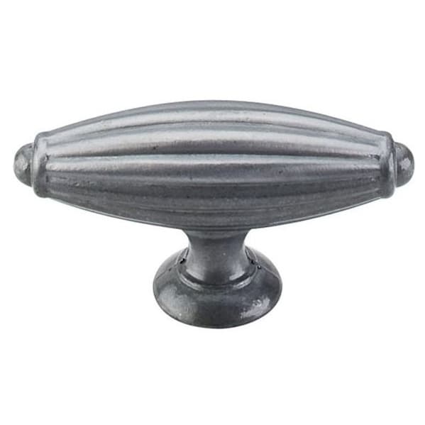 Top Knobs Tuscany-TK Series 2-7/8 in (73 mm) L x 7/8 in (22 mm) W Pewter Light Knob, - M157
