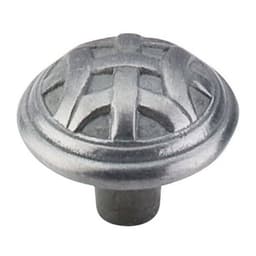 Top Knobs Tuscany-TK Series 1-1/4" (32 mm) Diameter Pewter LightKnob, - M162