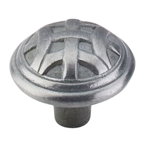 Top Knobs Tuscany-TK Series 1-1/4" (32 mm) Diameter Pewter LightKnob, - M162