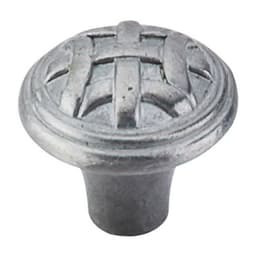 Top Knobs Tuscany-TK Series 1" (25 mm) Diameter Pewter LightKnob, - M167
