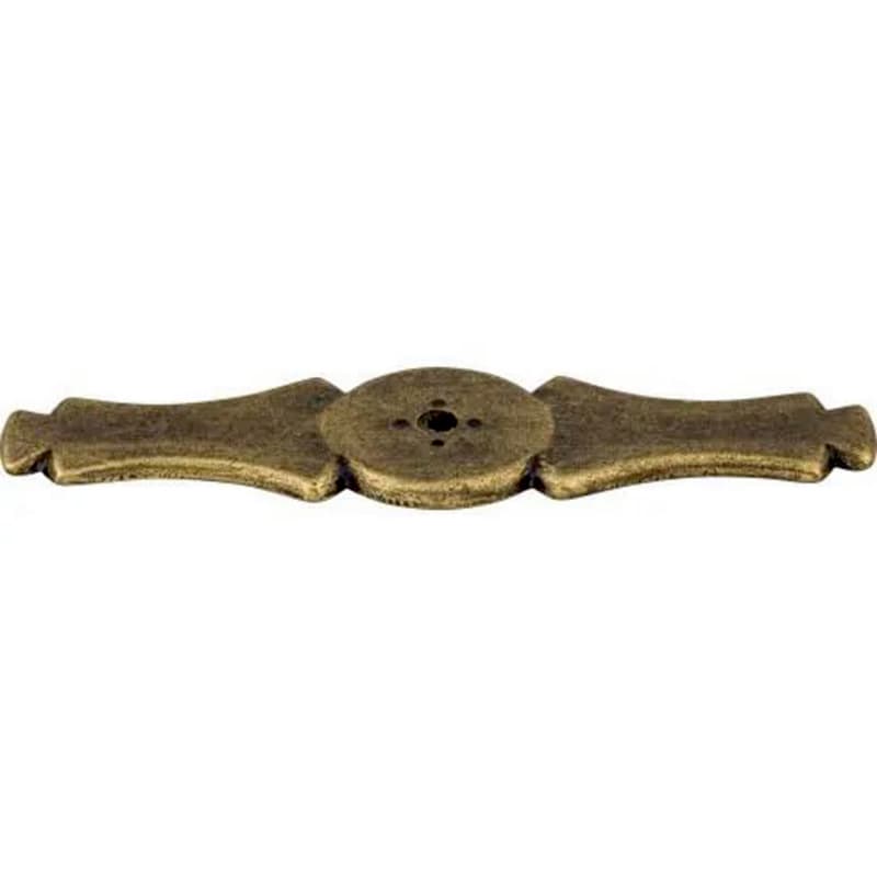Top Knobs Tuscany Backplate/Knobs 3-5/8" (92mm) Long German Bronze, M170