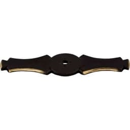 Tuscany Celtic Backplate 3-5/8" Long Dark Antique Brass Top Knobs