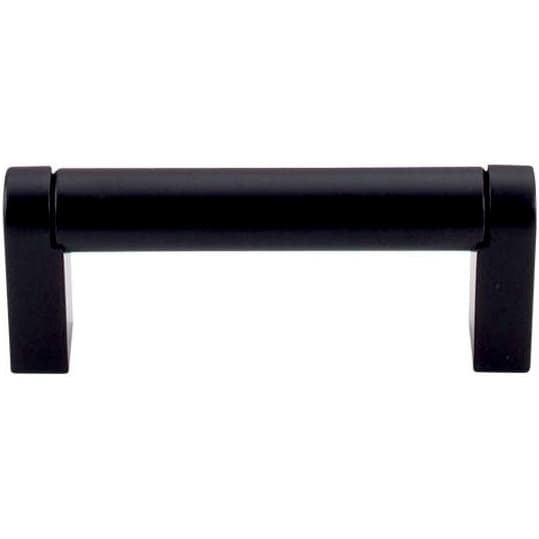 Top Knobs Bars Pull 3" (76 mm) Center to Center, Flat Black, M1015