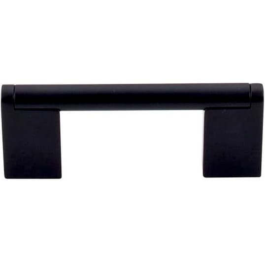 Top Knobs Bar Pulls-TK Series 3" (76 mm) Center to Center Flat Black Pull, - M1054