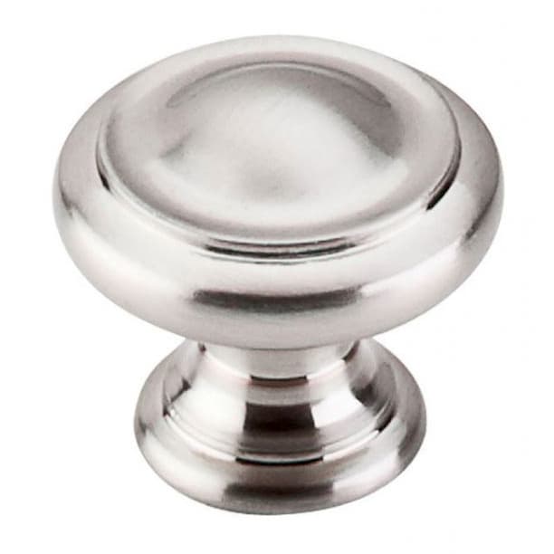 Top Knobs Nouveau Series 1-1/8" (29 mm) Diameter Brushed Satin NickelKnob, - M1116