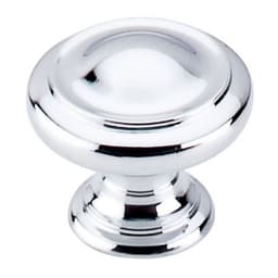 Top Knobs Nouveau Series 1-1/8" (28.5 mm) Diameter Polished ChromeKnob, - M1118