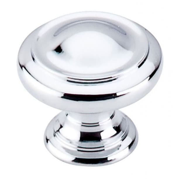 Top Knobs Nouveau 1-1/8" (28.5 mm) Diameter Polished ChromeKnob, M1118