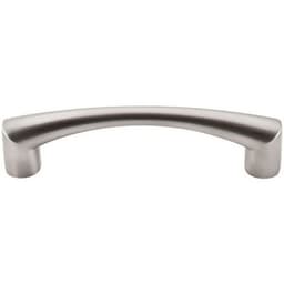 Top Knobs Nouveau Series 3-3/4" (95 mm) Center to Center Brushed Satin Nickel Pull, - M1128