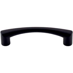 Top Knobs Nouveau Series 3-3/4" (95 mm) Center to Center Flat Black Pull, - M1129