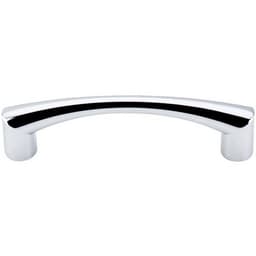 Top Knobs Nouveau Series 3-3/4" (95 mm) Center to Center Polished Chrome Pull, - M1130