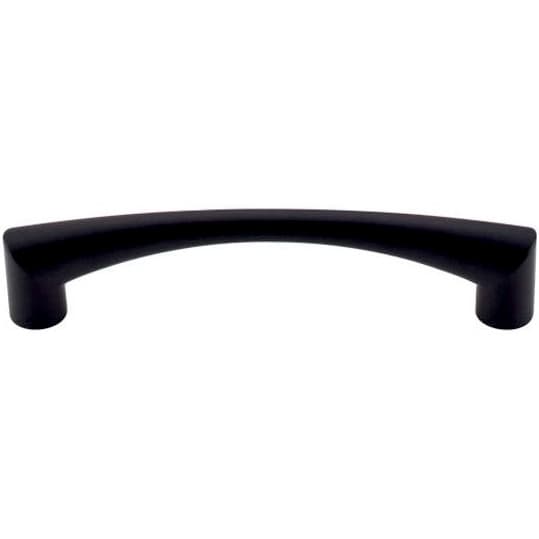 Top Knobs Nouveau Series 5-1/16" (128 mm) Center to Center Flat Black Pull, - M1132