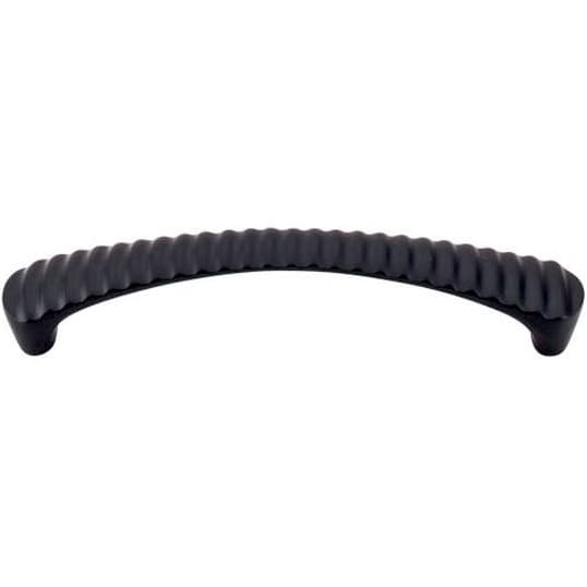 Top Knobs Nouveau Series 5-1/16" (128 mm) Center to Center Flat Black Pull, - M1135
