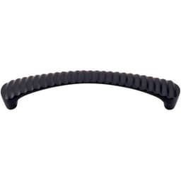 Top Knobs Nouveau Series 5-1/16" (128 mm) Center to Center Flat Black Pull, - M1135
