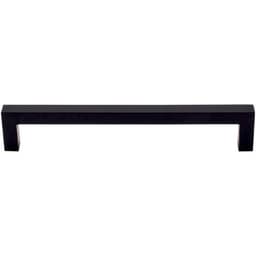 Top Knobs Nouveau Series 6-5/16" (160 mm) Center to Center Flat Black Pull, - M1156