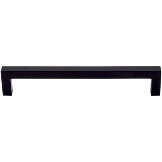 Top Knobs Nouveau Series 6-5/16" (160 mm) Center to Center Flat Black Pull, - M1156